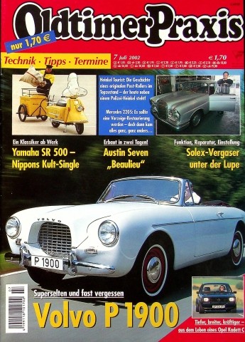 Deckblatt Oldtimer Praxis (07/2002)